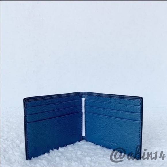 NWT Michael Kors Slim Billfold Leather Wallet - Picture 8 of 9